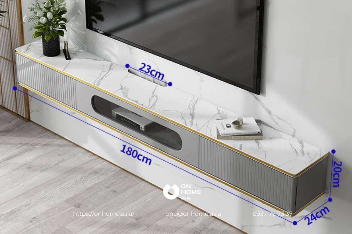 ệ tivi bằng gỗ công nghiệp đơn giản, đẹp