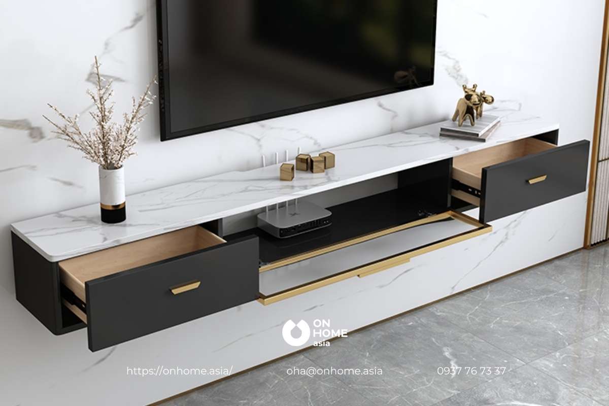 Kệ tủ tivi bằng gỗ công nghiệp đẹp