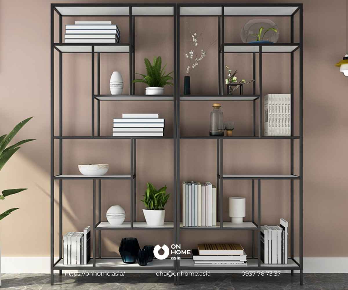 Kệ trang trí phòng khách đẹp