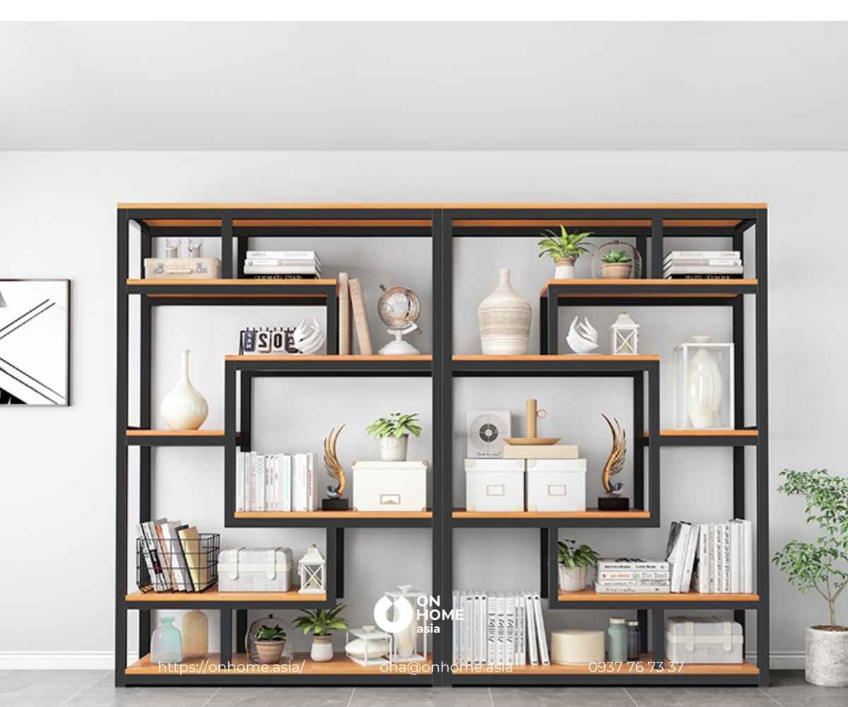 Kệ trang trí phòng khách đẹp