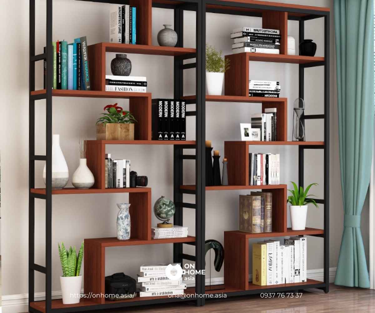 Kệ trang trí phòng khách nhỏ