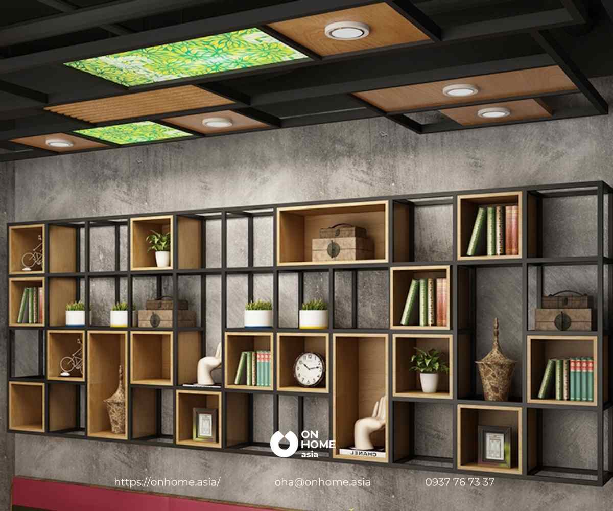 Kệ treo tường trang trí phòng khách&nbsp;