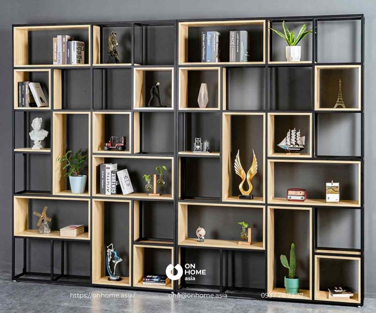 Kệ trang trí phòng khách đẹp