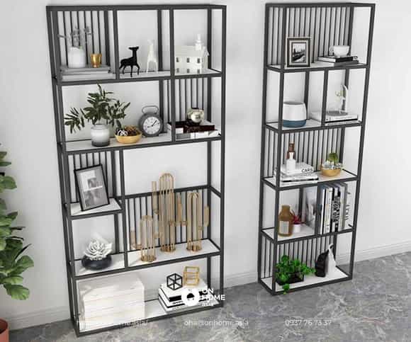 Kệ trang trí màu đẹp đẹp hiện đại