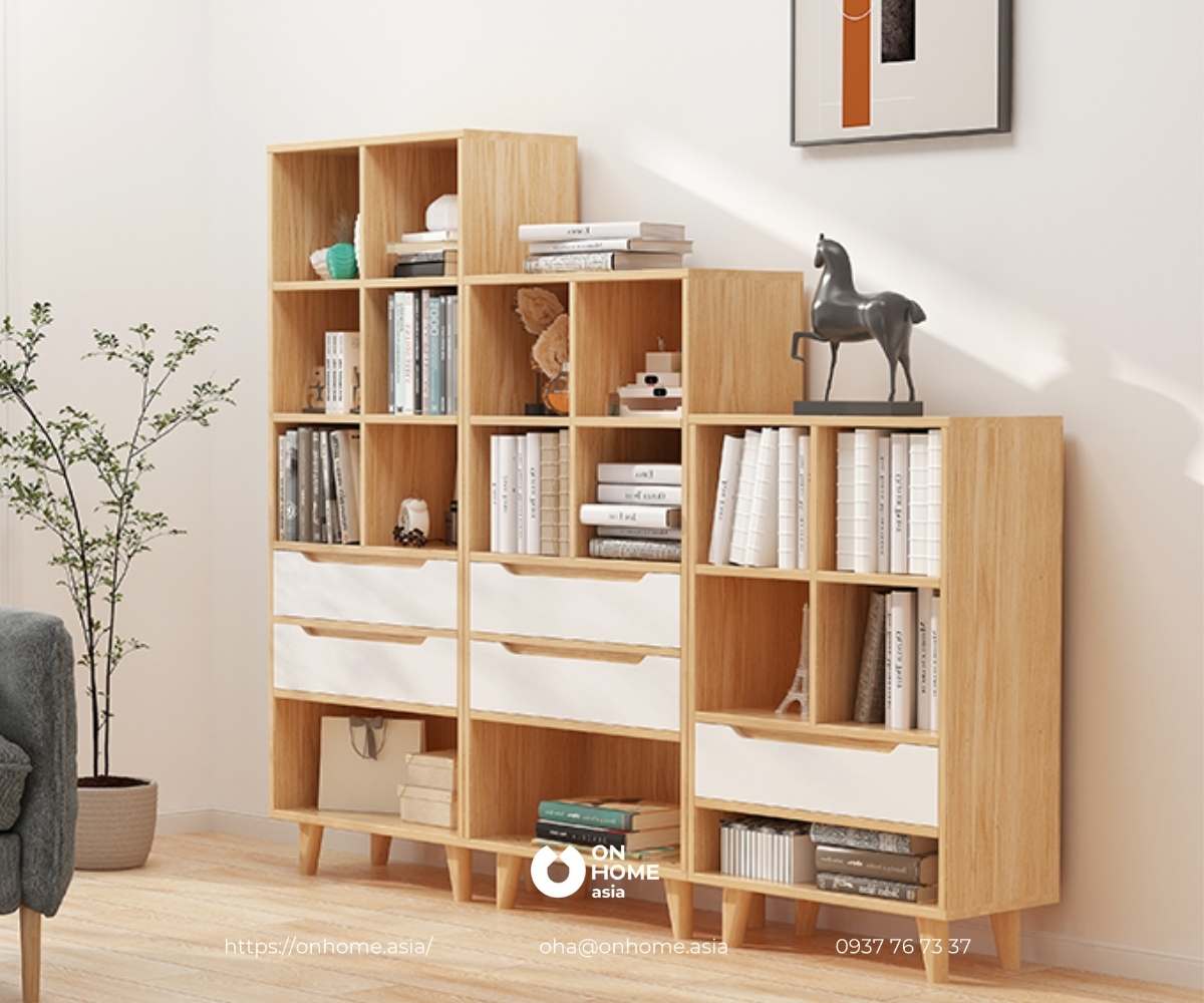 Kệ trang trí phòng ngủ nhỏ xinh