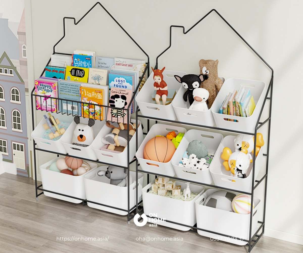 Kệ trang trí phòng trẻ em đẹp