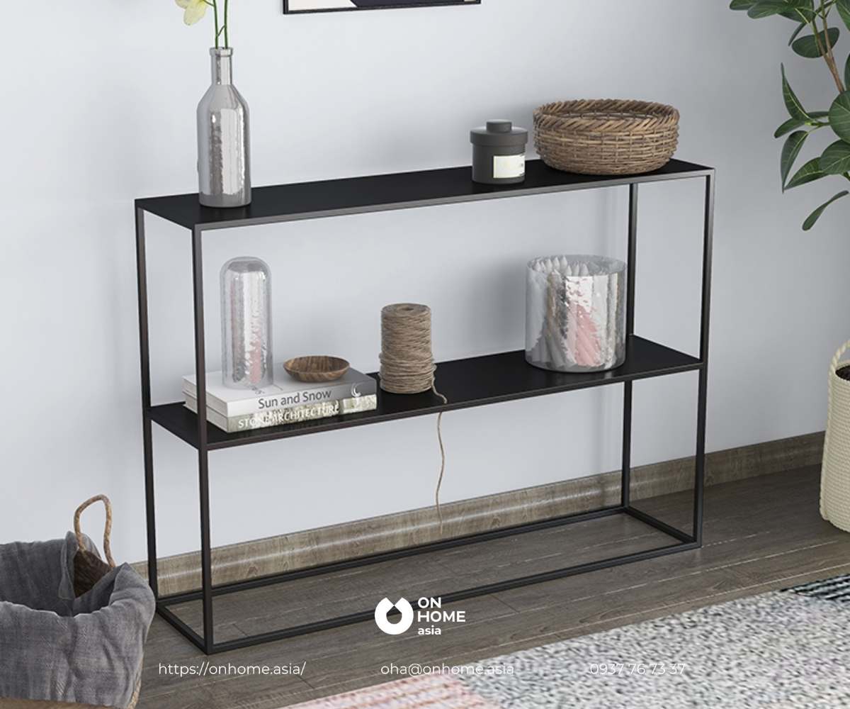 Kệ trang trí phòng ngủ hiện đại