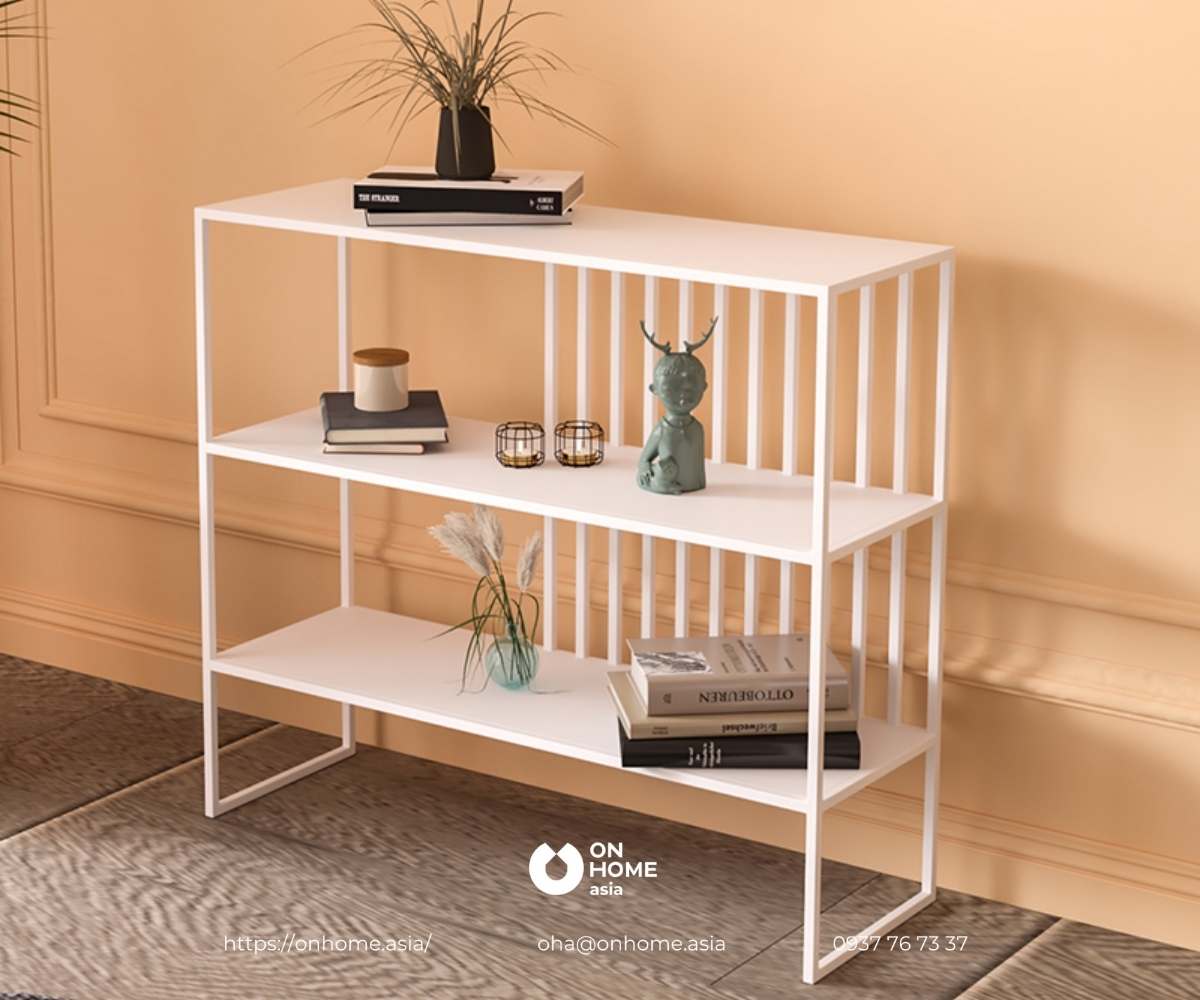 Kệ sắt trang trí phòng ngủ