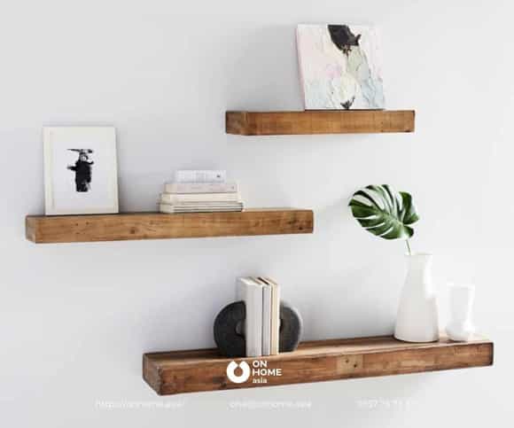 Kệ trang trí đẹp treo tường