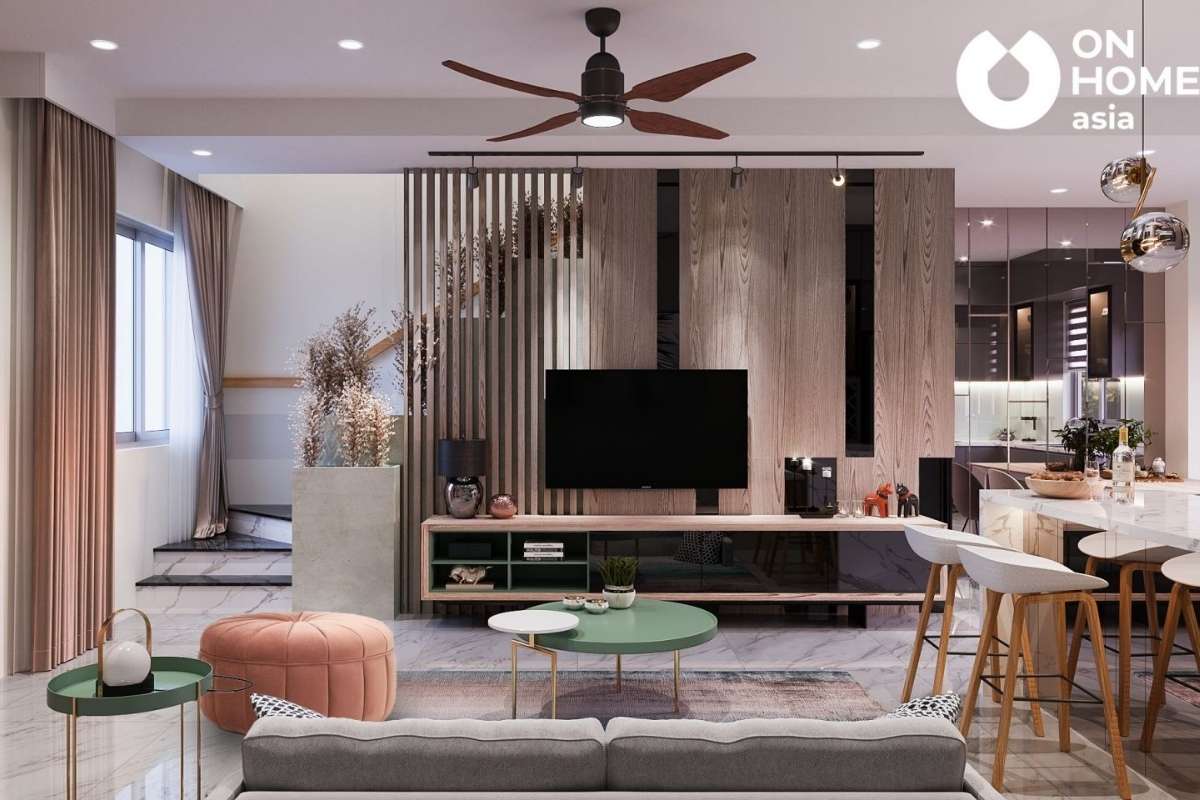 Kiến trúc phòng khách đẹp và cuốn hút