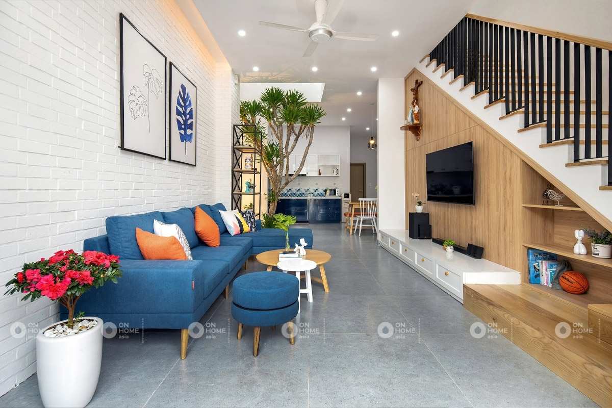 lưu ý khi thiết kế nội thất nhà phố nên chọn nội thất trước khi chọn màu sơn tường