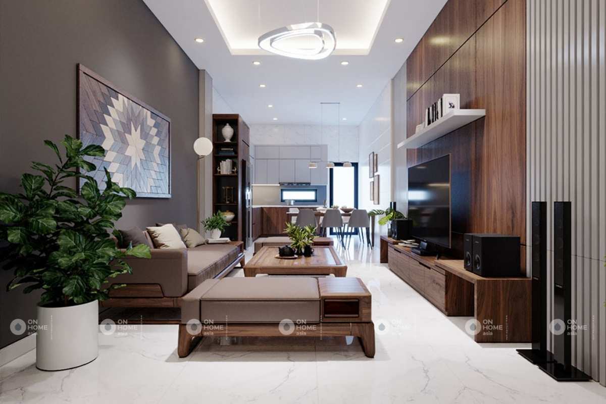 Điểm nhấn rất quan trọng trong thiết kế nội thất nhà phố