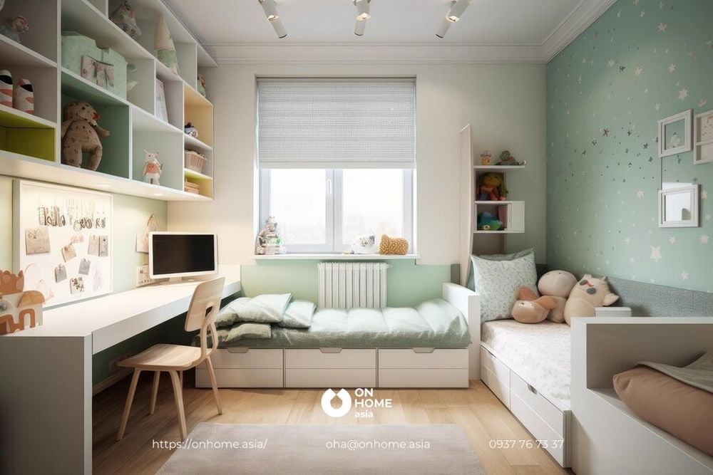Gợi ý phong cách thiết kế phòng ngủ trẻ em - nội thất căn hộ Lavita Thuận An