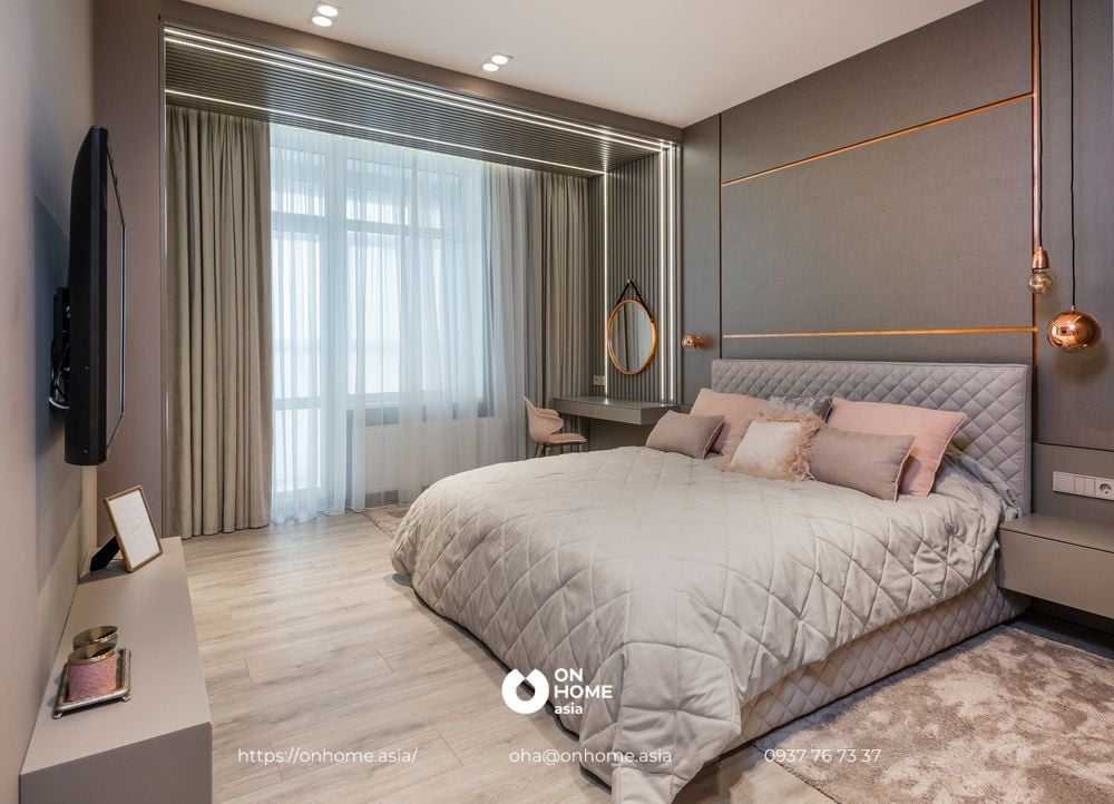 Gợi ý phong cách thiết kế phòng ngủ - nội thất căn hộ Lavita Thuận An