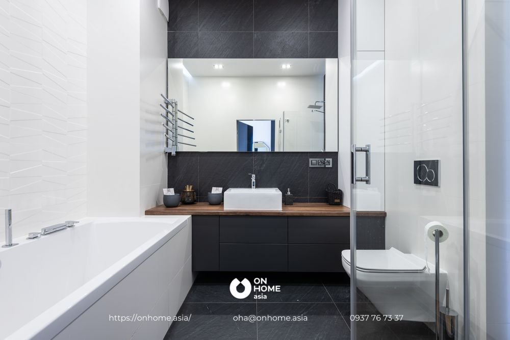 Gợi ý phong cách thiết kế phòng tắm  - nội thất căn hộ Lavita Thuận An