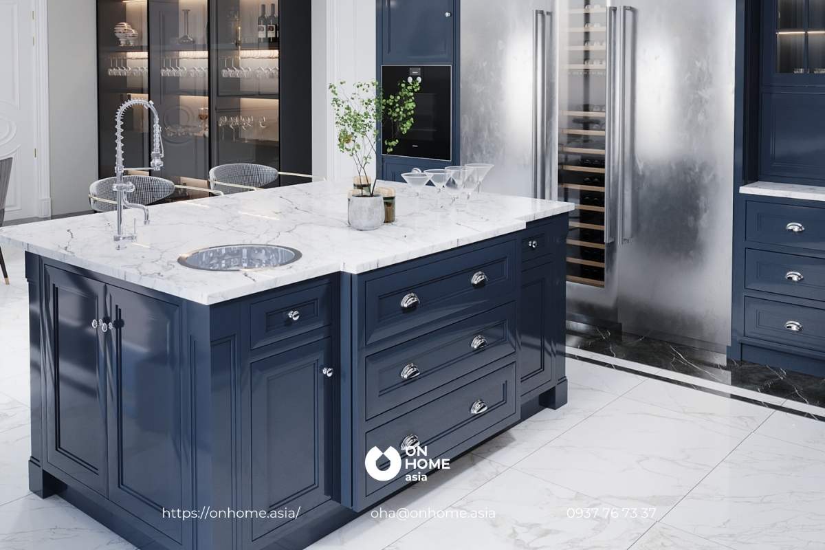 Màu xanh navy mang lại sự sang trọng