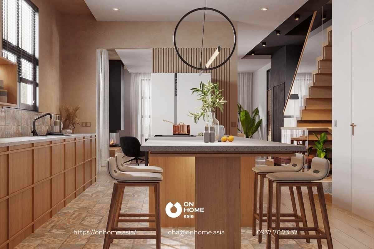 Không gian bếp hiện đại