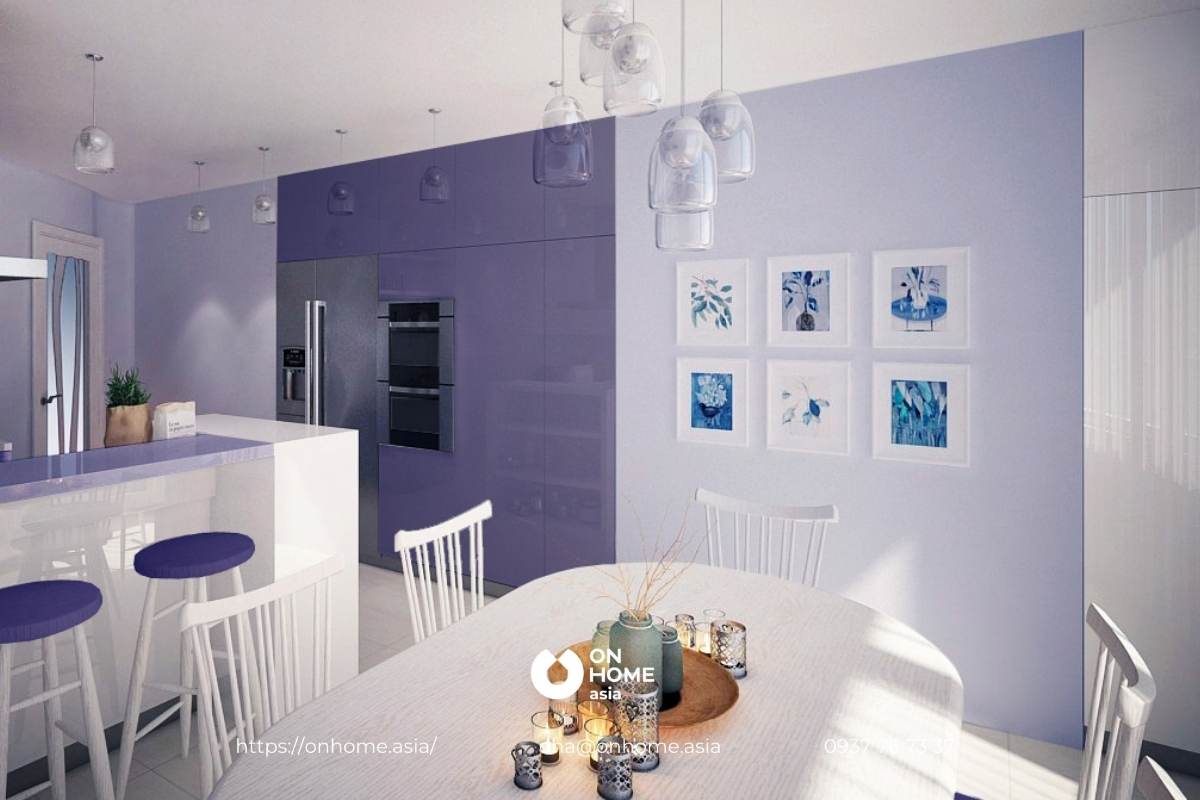 Màu tím đem đến sự ngọt ngào, lãng mạn