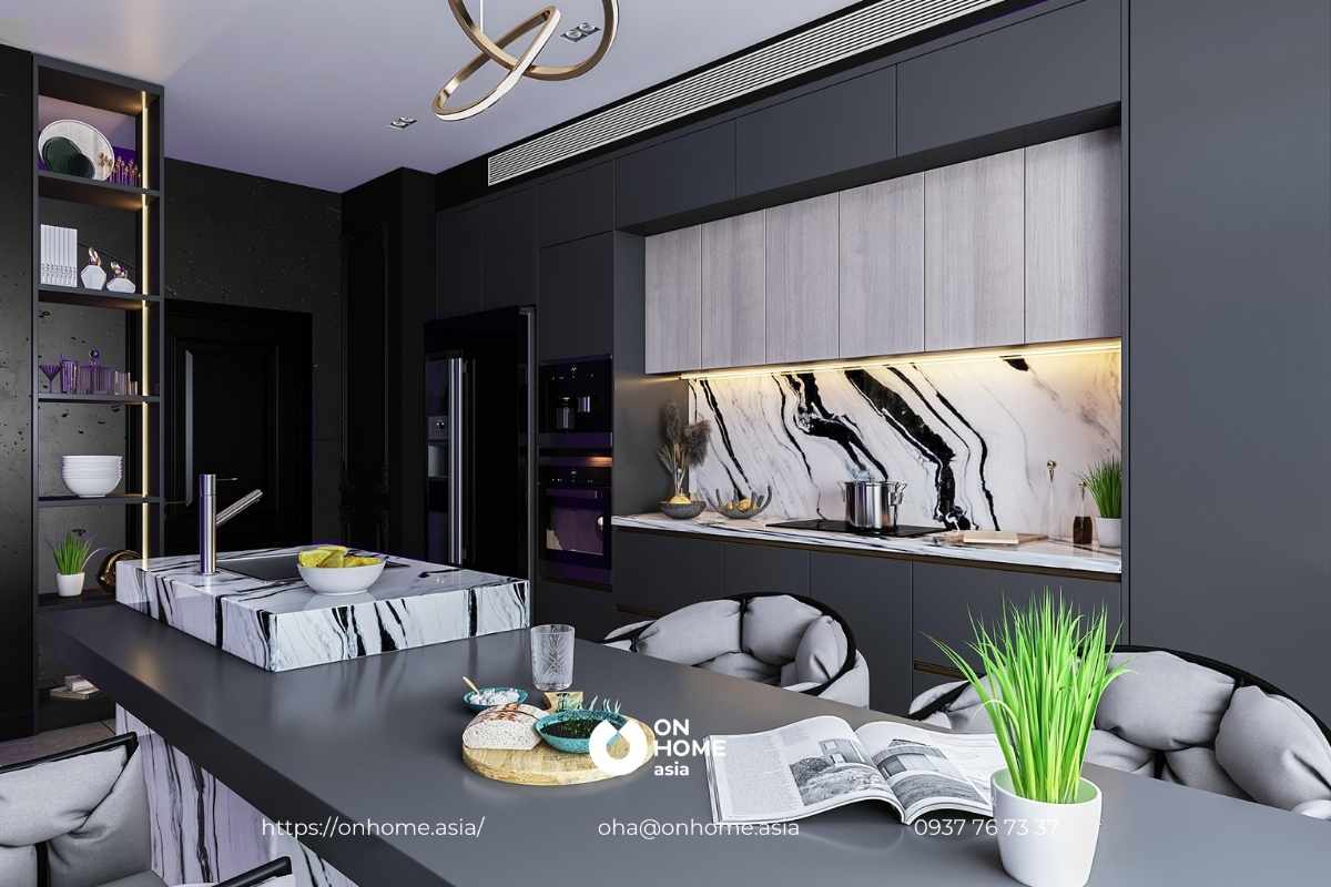 màu sơn cho nhà bếp đẹp