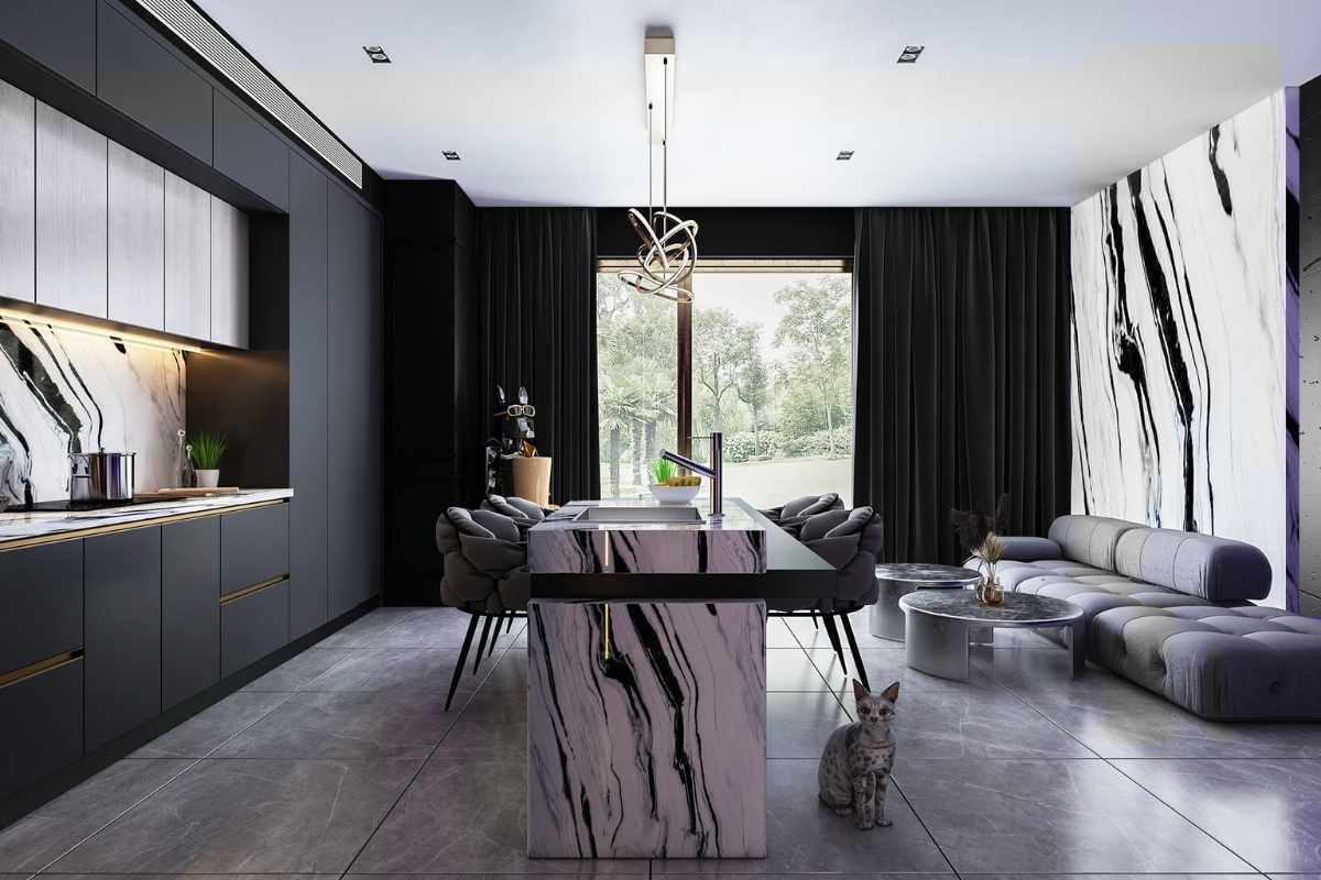 màu sơn cho nhà bếp đẹp