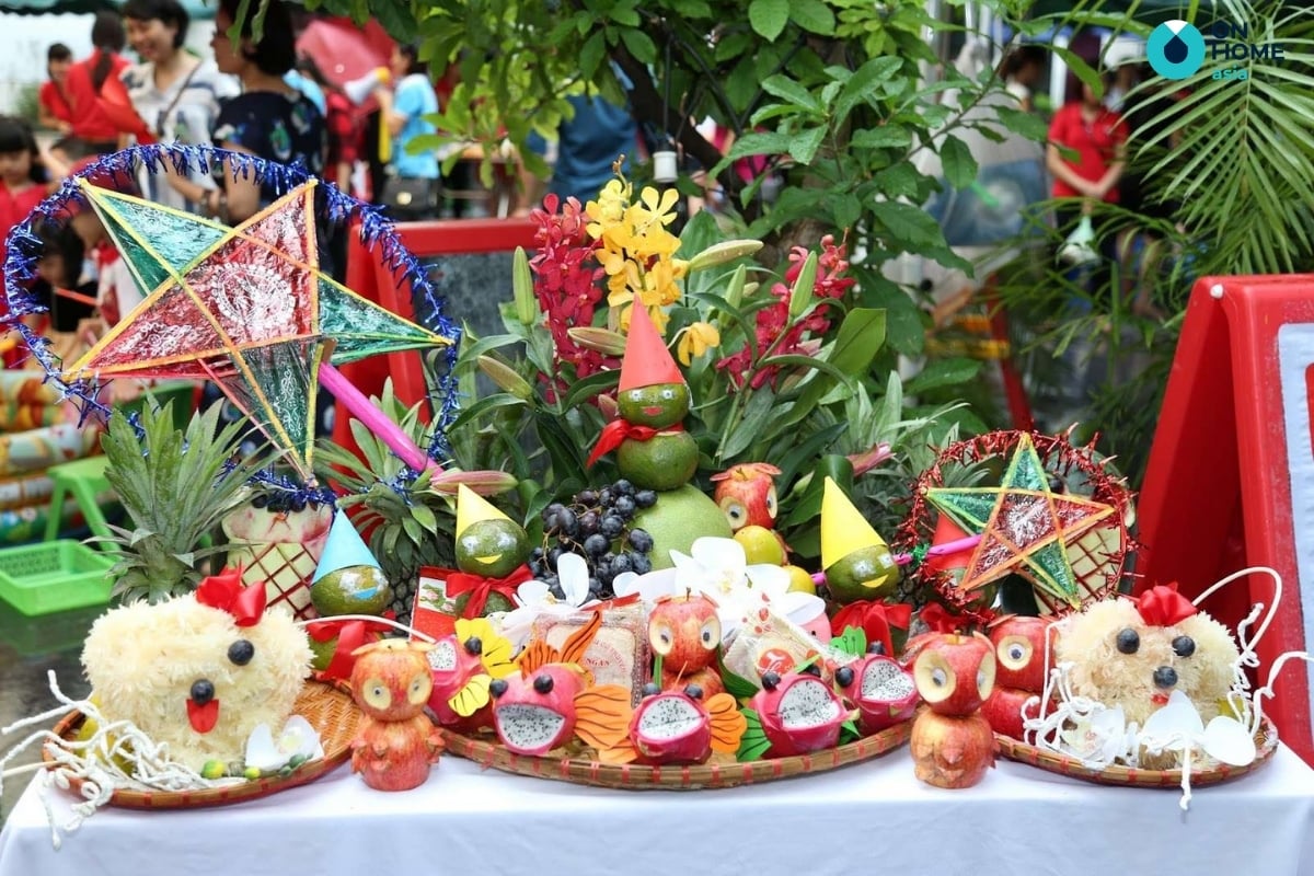 Mâm cỗ tết trung thu