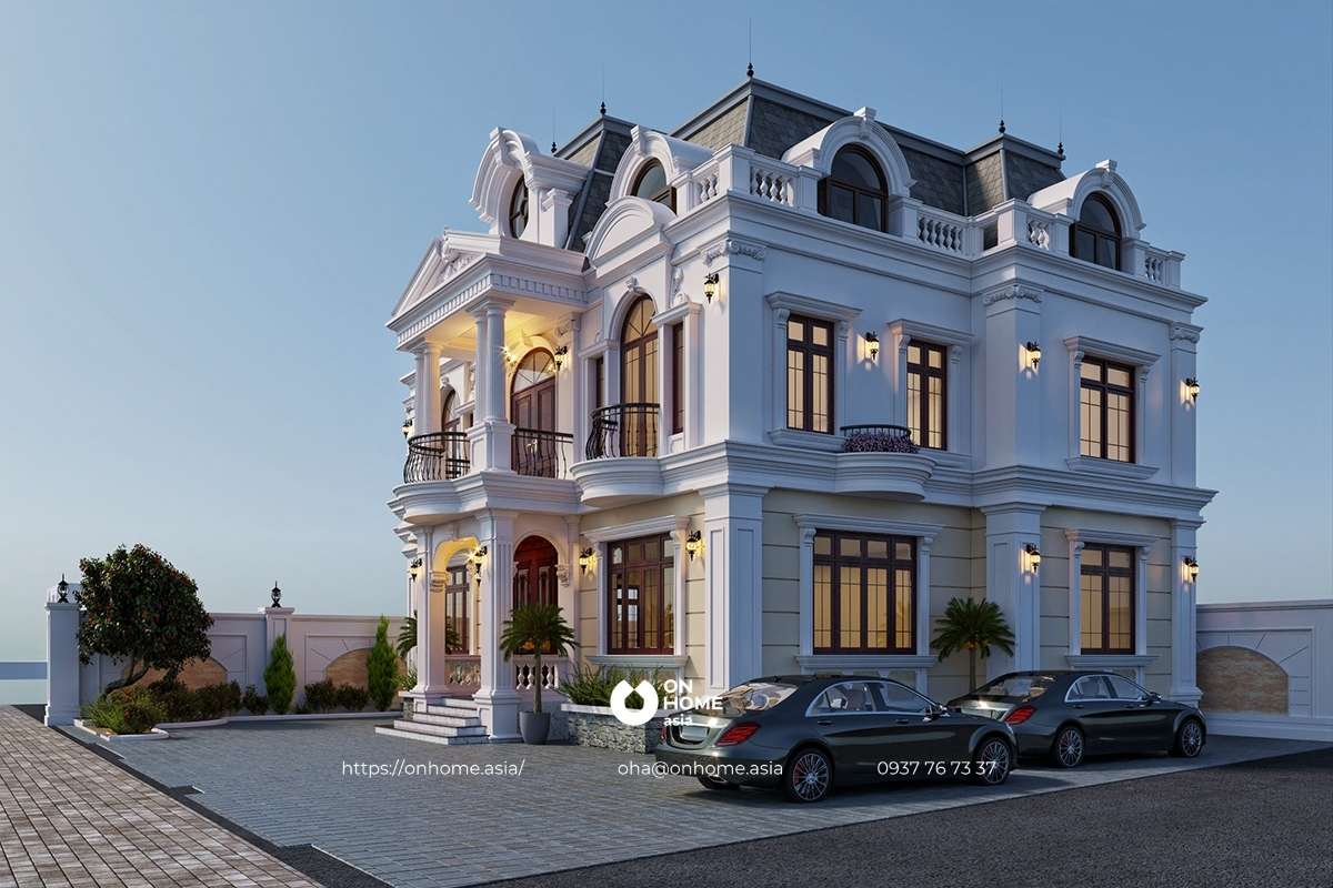 Biệt thự Tân Cổ Điển 2 tầng