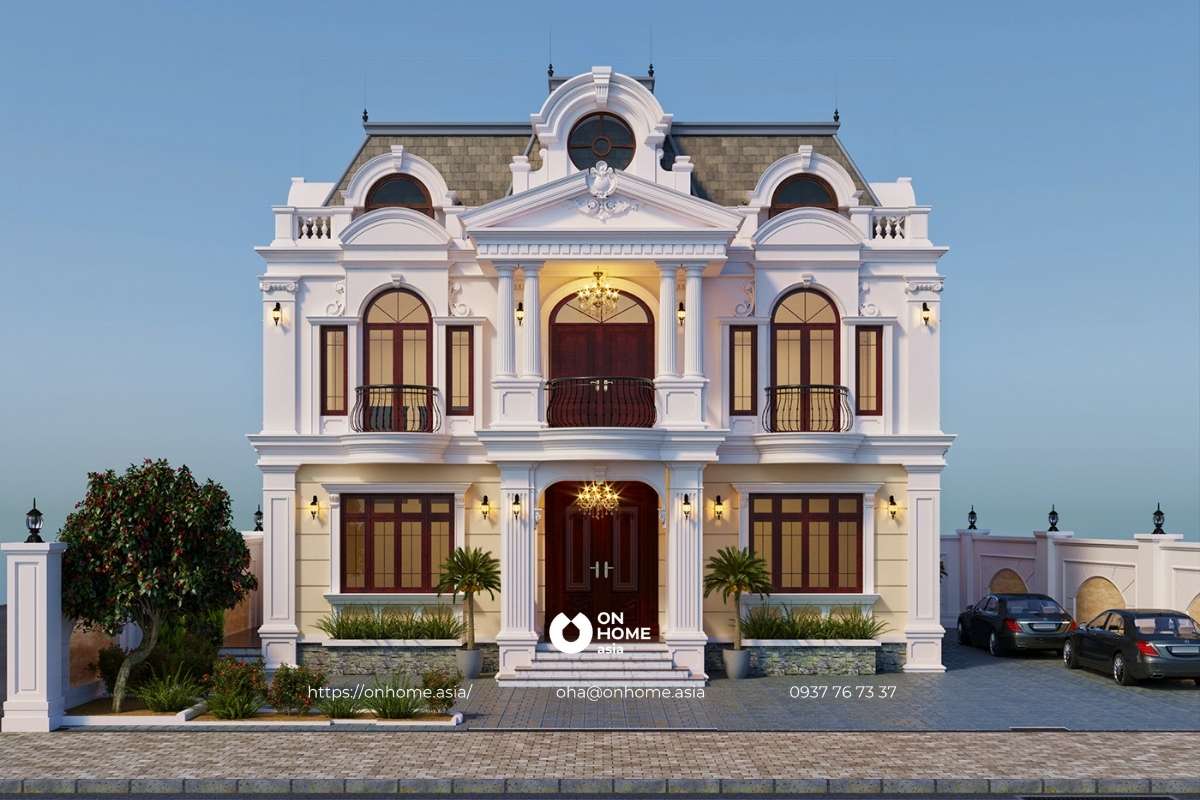 Biệt thự Tân Cổ Điển 2 tầng đẳng cấp, sang trọng