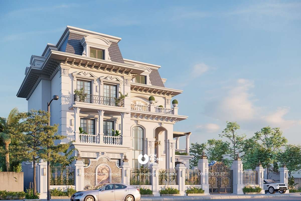 Biệt thự Tân Cổ Điển 3 tầng đẹp
