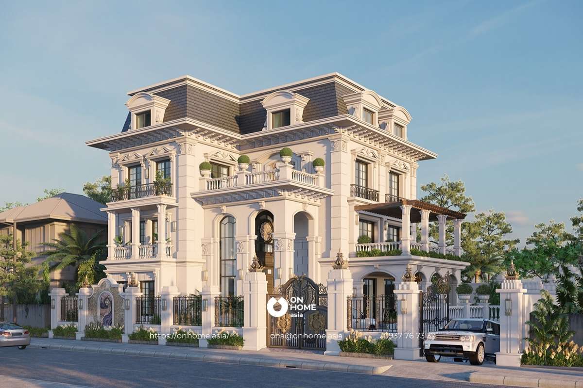 Biệt thự Tân Cổ Điển 3 tầng đẳng cấp