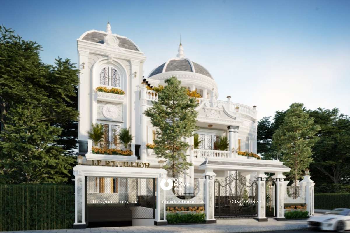 Biệt thự Cổ Điển kiểu Pháp