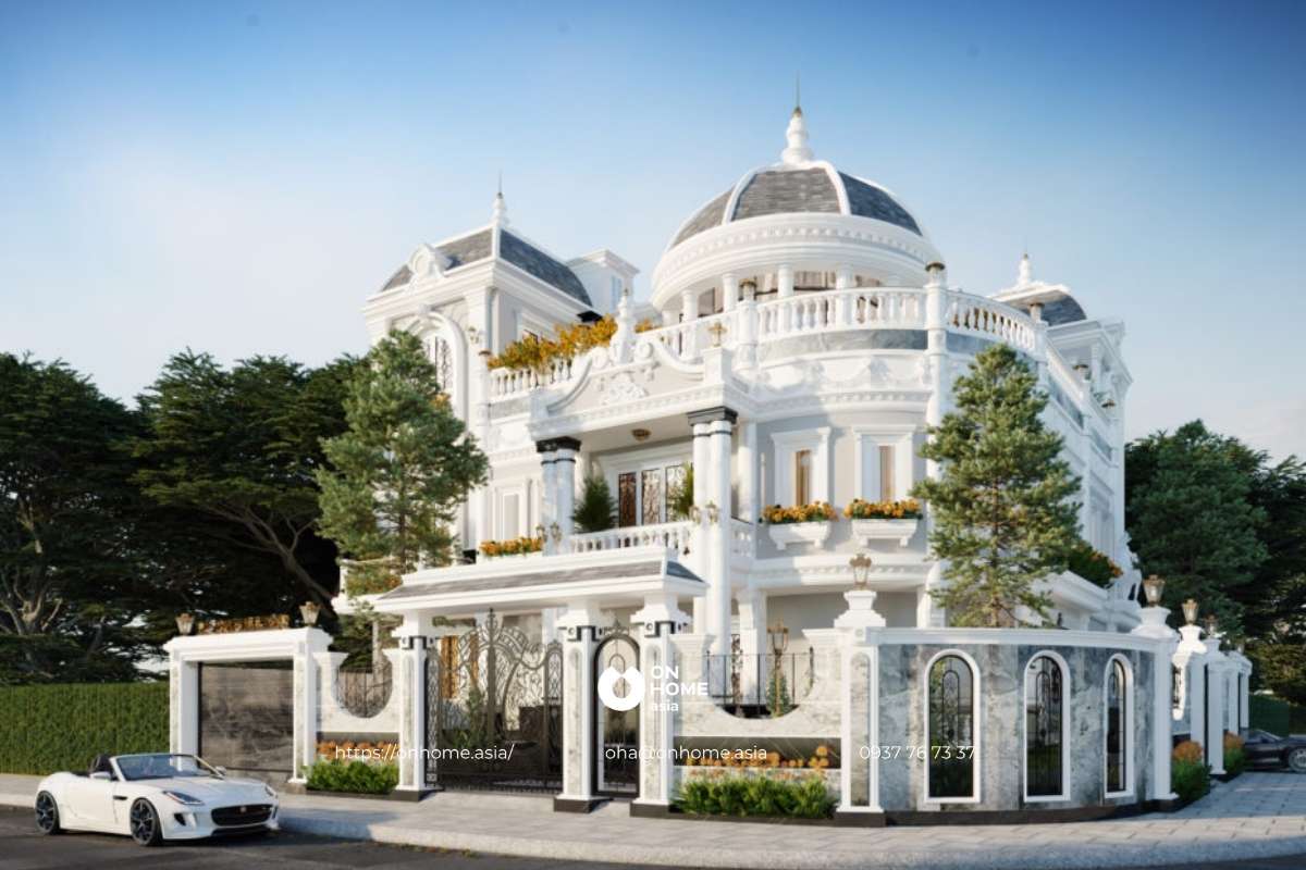 Biệt thự Cổ Điển kiểu Pháp ấn tượng