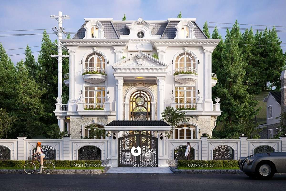 Biệt thự phong cách Cổ Điển đẹp
