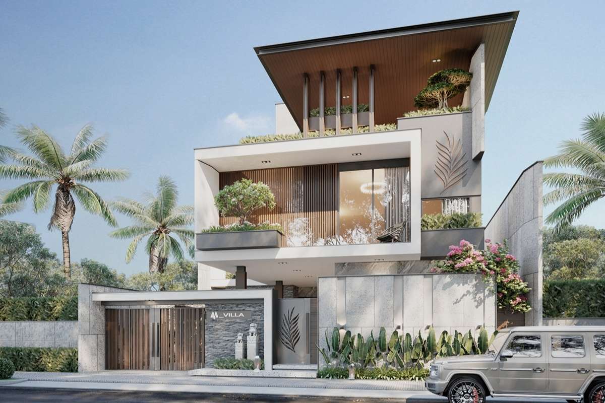 Biệt thự 2 tầng hiện đại, sang chảnh