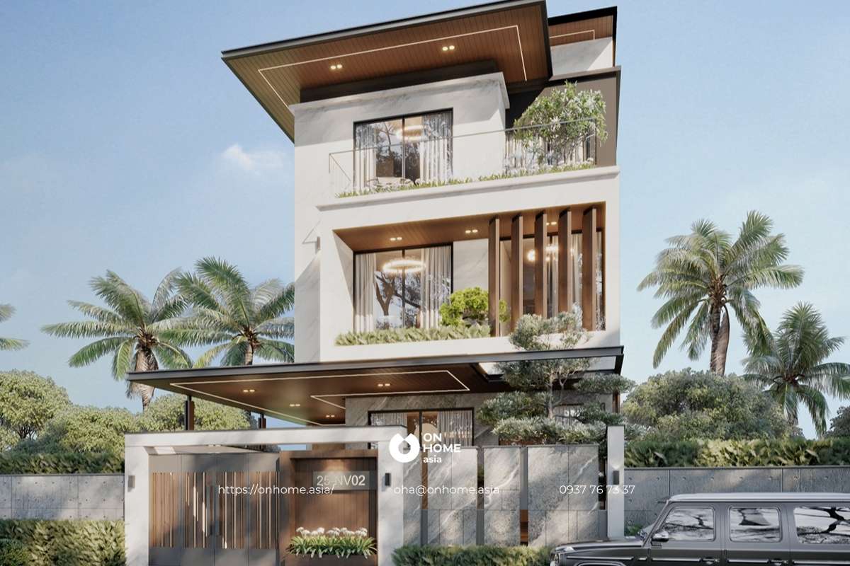 Nhà biệt thự 3 tầng đẹp