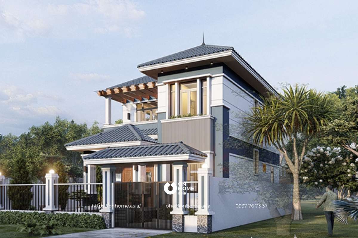 Biệt thự Tân Cổ Điển mái Nhật&nbsp;