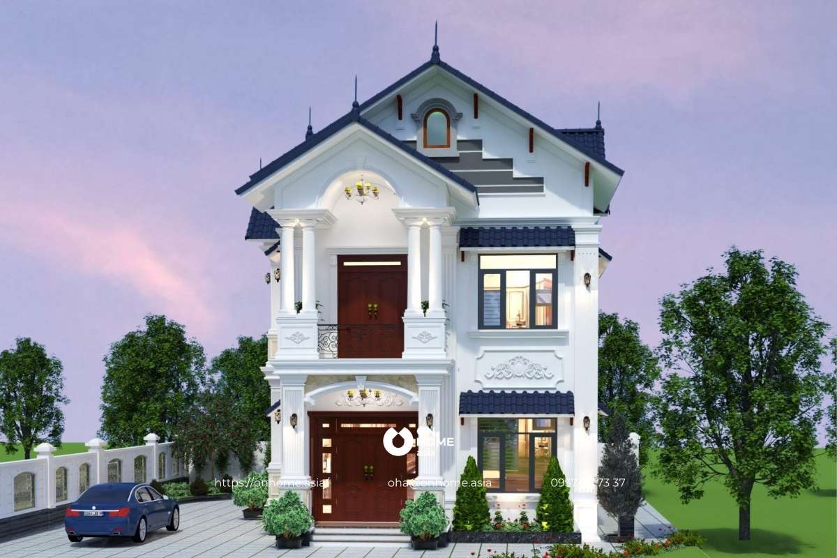 Biệt thự mái Thái Tân Cổ Điển