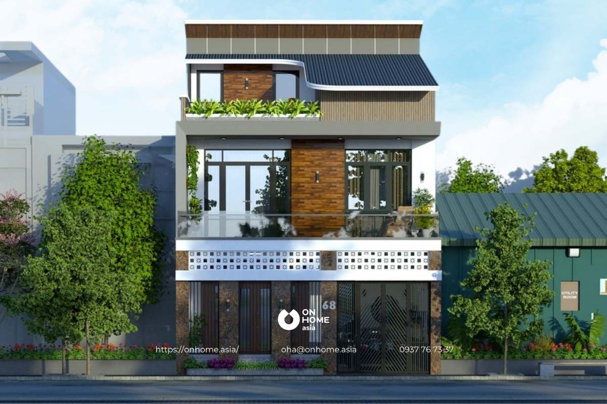 Mẫu biệt thự mini 80m2