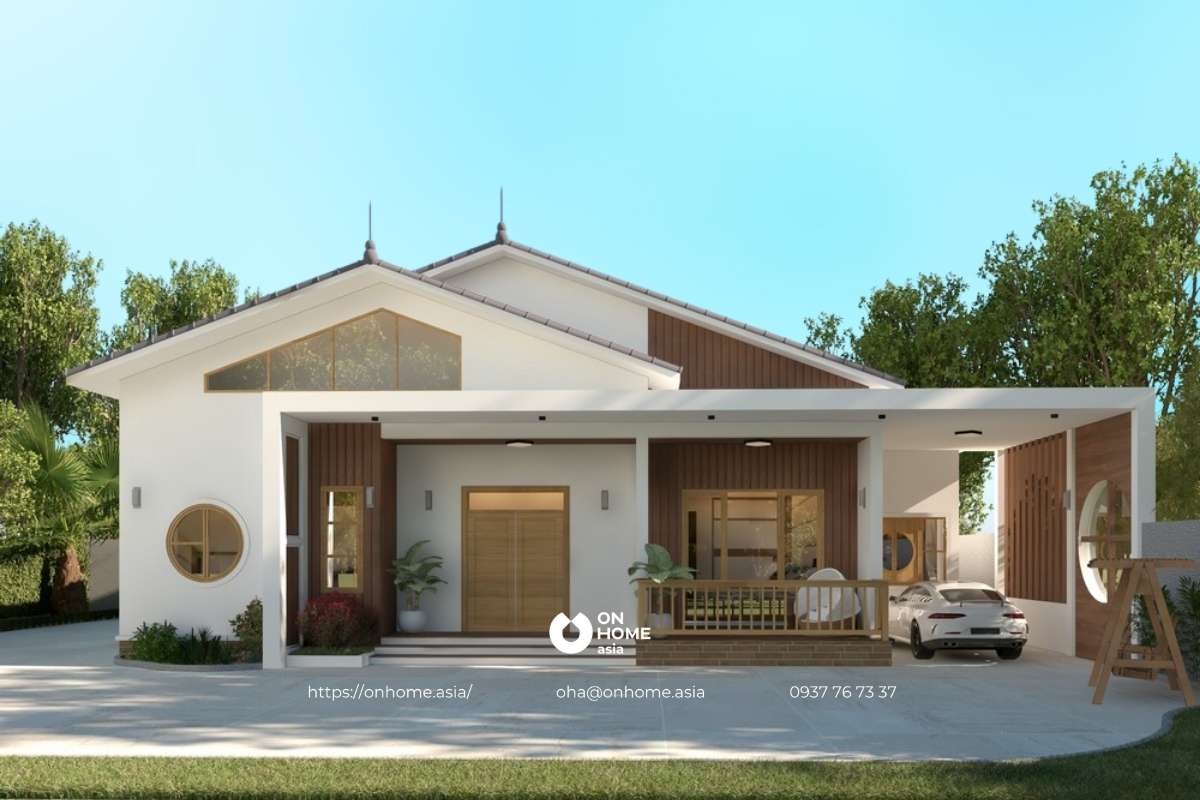 Mẫu biệt thự sân vườn sang chảnh