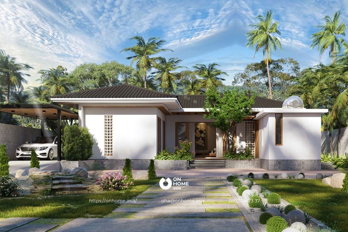 Mẫu biệt thự vườn đơn giản mà đẹp