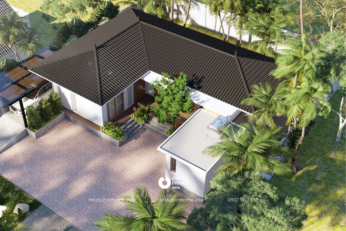 Mẫu biệt thự vườn đơn giản, đẹp