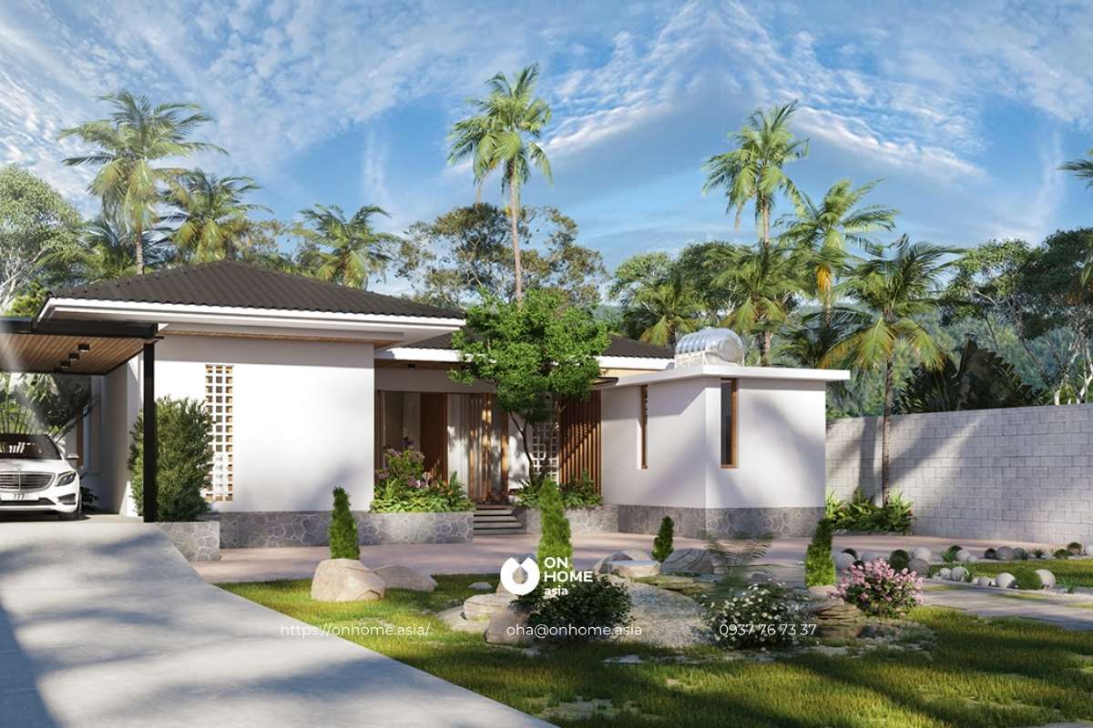 Mẫu biệt thự sân vườn đẹp