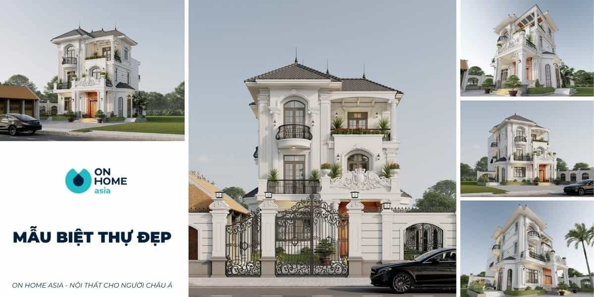 [BST +2022] Mẫu biệt thự đẹp, sang chảnh, đẳng cấp bất chấp thời gian
