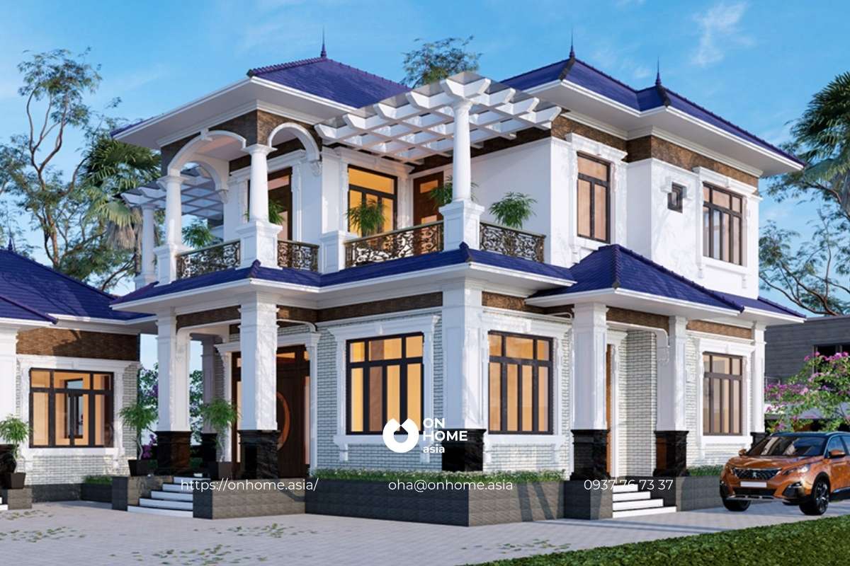 Biệt thự mái Nhật là loại hình kiến trúc rất được ưa chuộng hiện nay