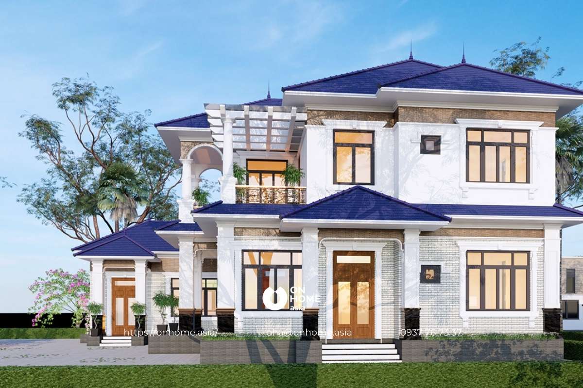 Thiết kế thi công biệt thự mái Nhật