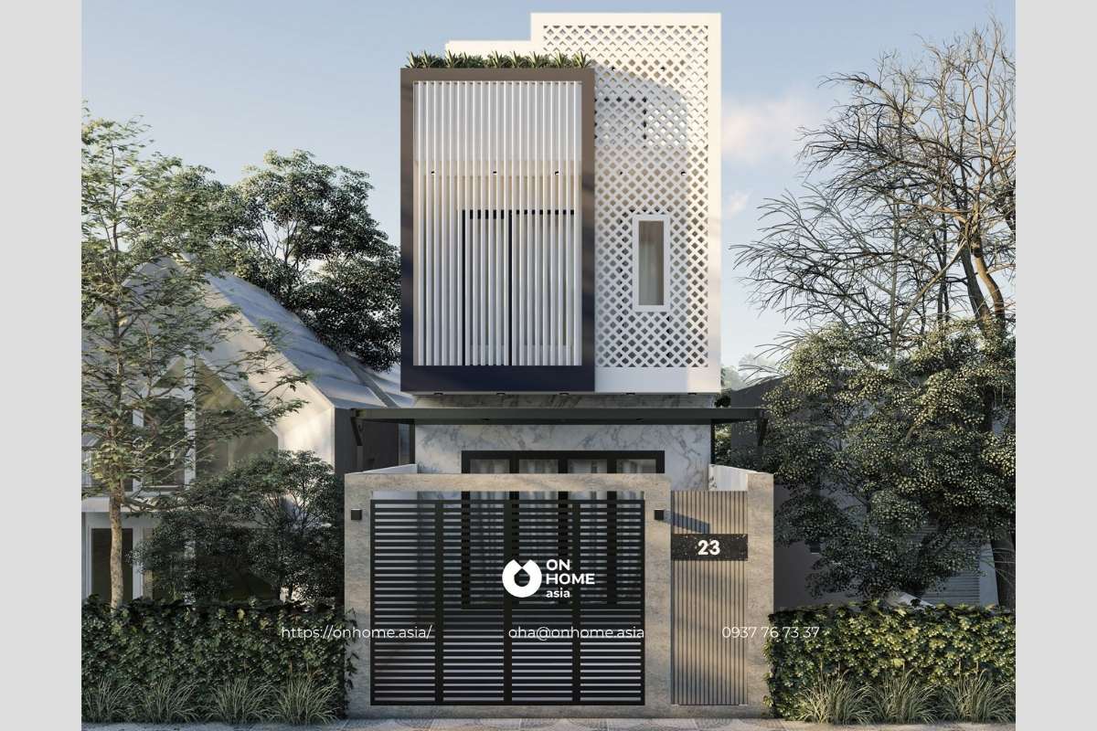 Kiến trúc nhà 2 tầng đẹp