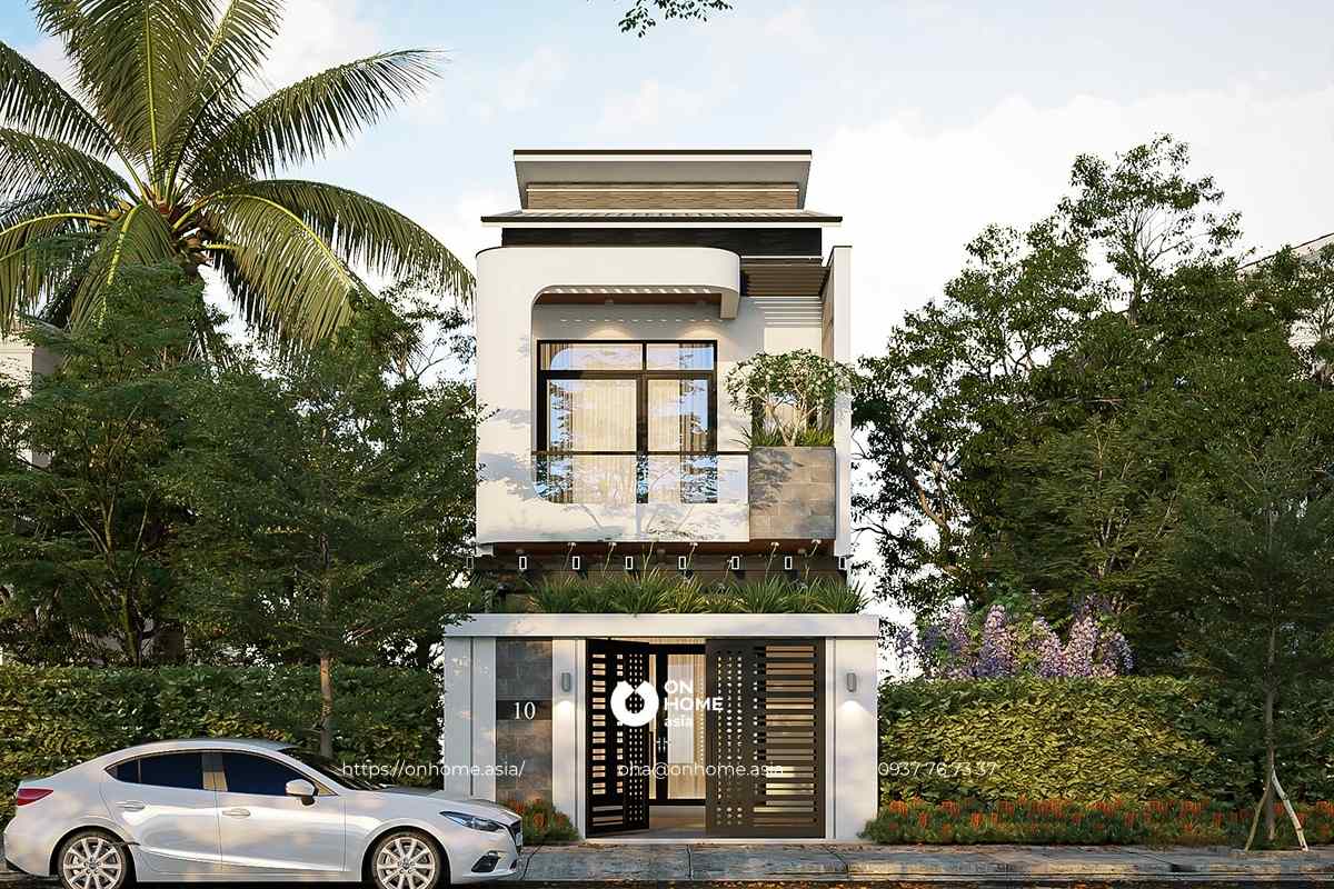 Nhà ống đẹp 2 tầng