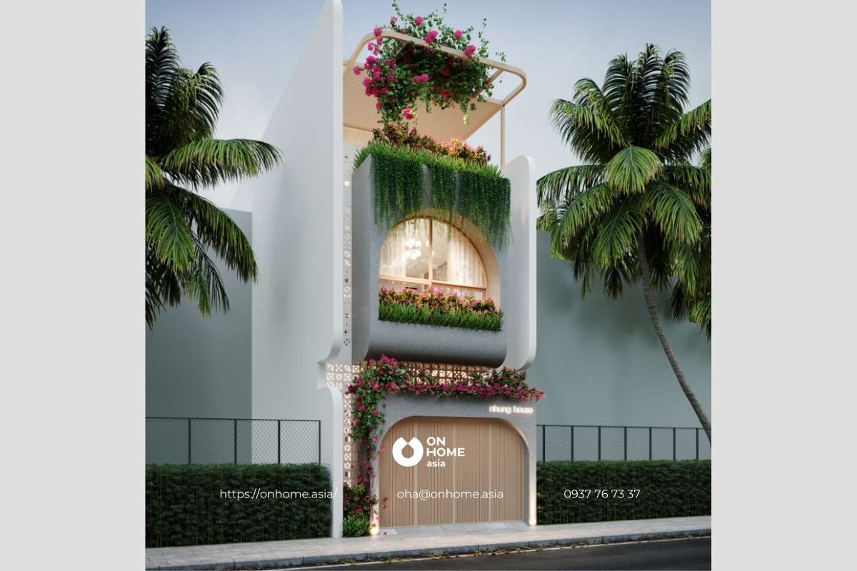 Nhà ống 3 tầng 5x22m đẹp