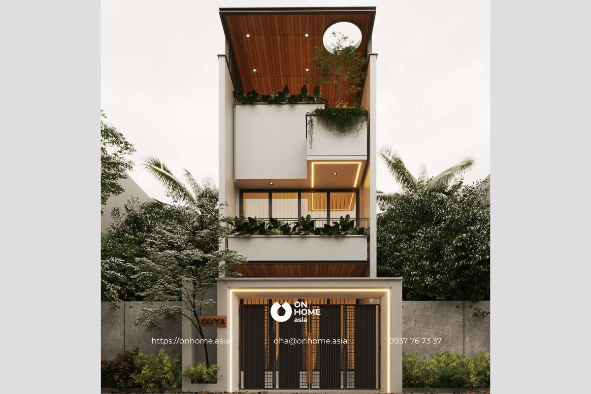 Thiết kế nhà ống 5x15m đẹp