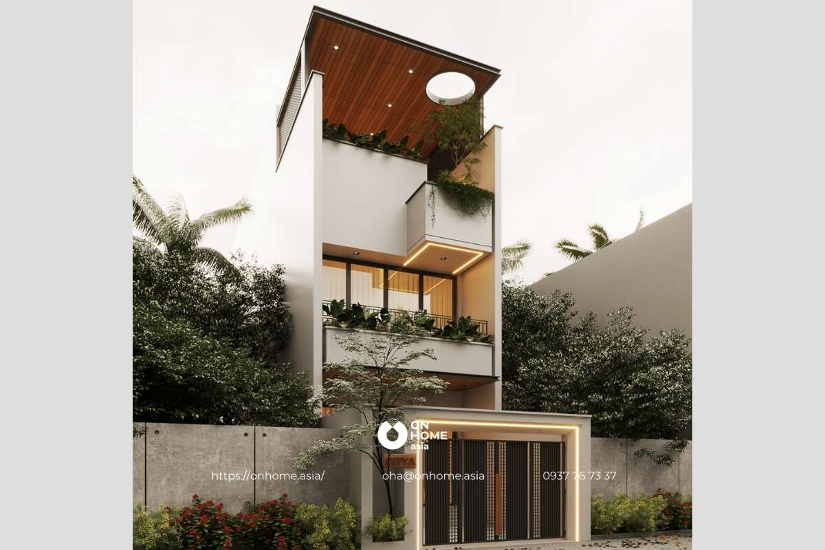 Thiết kế nhà ống 5x15m đẹp