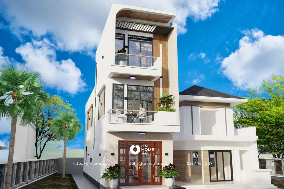 Nhà ống 3 tầng 4 phòng ngủ